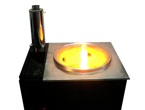 用途之一（生物質燃料爐灶）↑